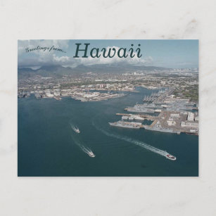 Pearl Harbour Hawaii Postcard