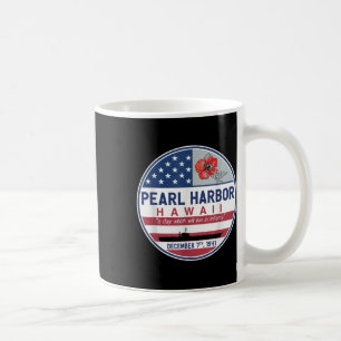 Pearl Harbour Memorial Hawaii Vintage Usa Flag Day Coffee Mug