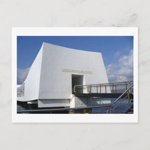 Pearl Harbour Memorial Postcard