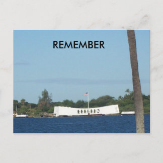Pearl Harbour post card