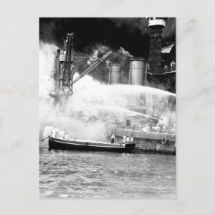 Pearl Harbour, taken by surprise_War image Postcard