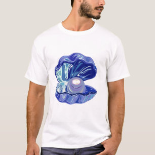 Pearl inside an ocean seashell T-Shirt