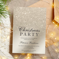 pearl ivory glitter ombre metallic foil Christmas
