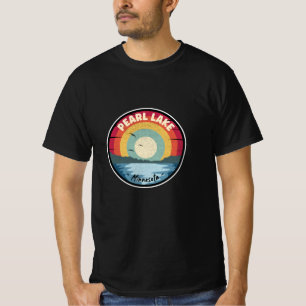 Pearl Lake Minnesota Colourful Scene T-Shirt
