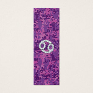 Pearl Like Cancer Zodiac Sign on Digital Camo