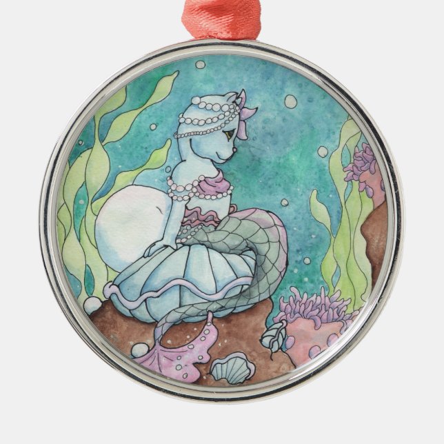 Pearl Metal Tree Decoration (Front)