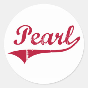 Pearl Mississippi Classic Design Classic Round Sticker