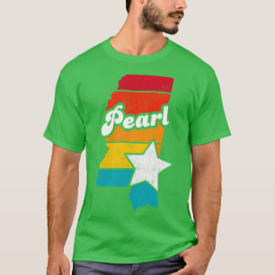 Pearl Mississippi Vintage Distressed Souvenir 2 T-Shirt