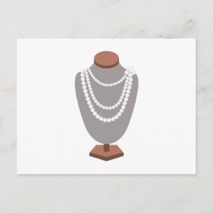 Pearl Necklace Postcard