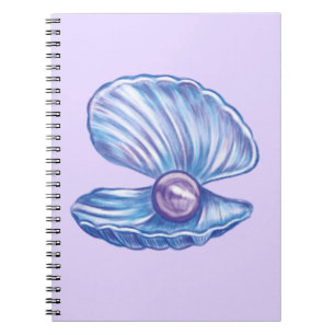 Pearl of the Ocean (Purple) Notebook
