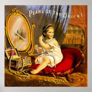 Pearl of the Orient tobacco Poster