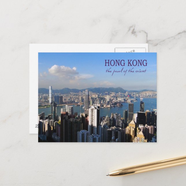 Pearl of the Orient Travel Post Card (Front/Back In Situ)