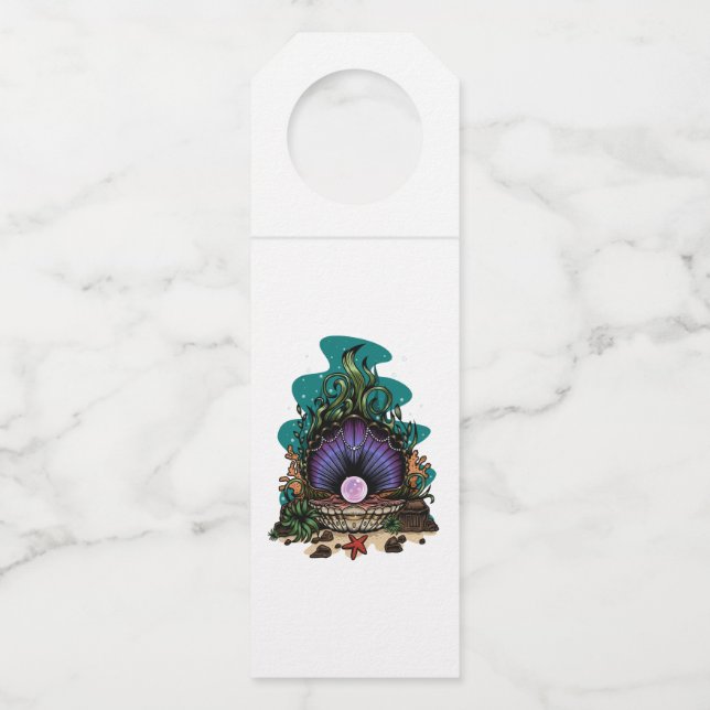 Pearl Of The Sea Bottle Tag (Front)