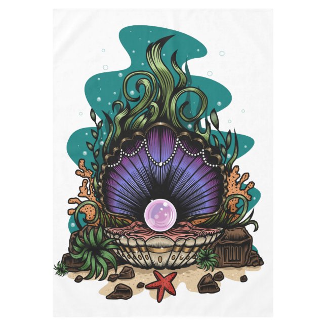 Pearl Of The Sea Tablecloth (Front)
