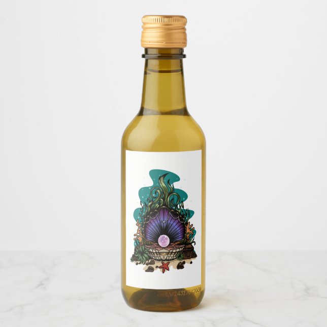 Pearl Of The Sea Wine Label (Front)