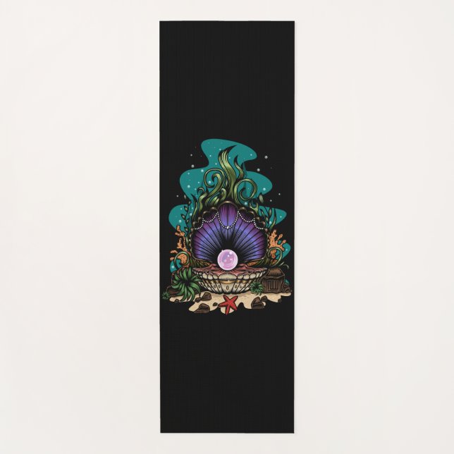 Pearl Of The Sea Yoga Mat (Front)