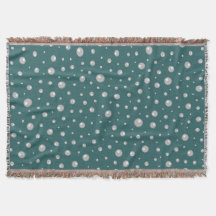 Pearl Pattern on Transformative Teal Background