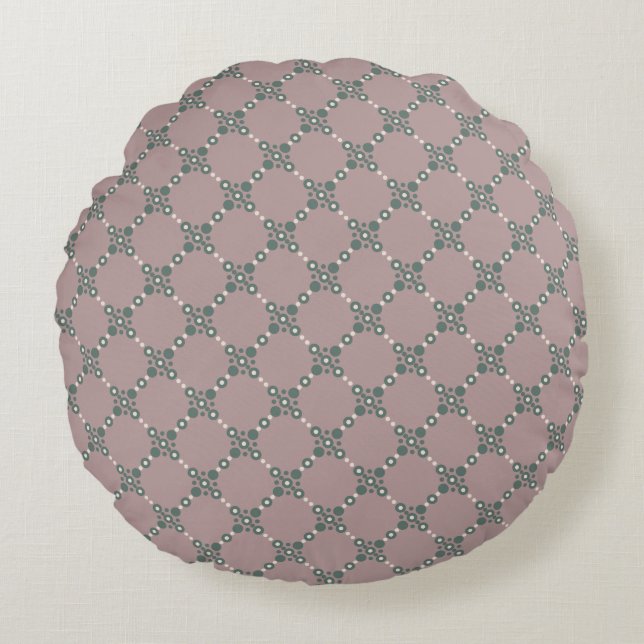 Pearl Pattern Round Cushion (Front)