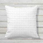 Pearl Patterns White Light Grey Grey Stylish Gift Cushion<br><div class="desc">Designed with elegant & unique white pearl patterns in grey background. You may change the colours as you wish!</div>