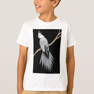 Pearl Pied Cockatiel Kids T-Shirt