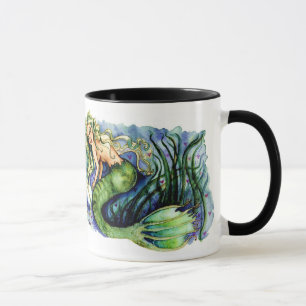 Pearl Pretty Green Mermaid Mug