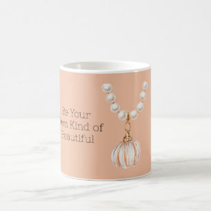 Pearl Pumpkin Necklace Coffee Mug