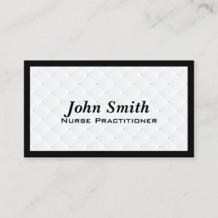 Pearl Quilt Nurse Practitioner Business Card