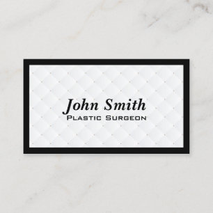 Pearl Quilt Plastic Surgeon Business Card