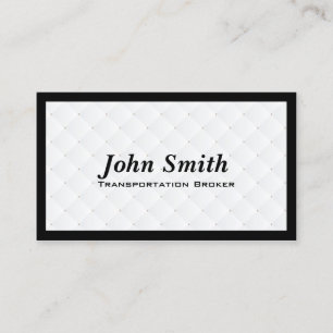 Pearl Quilt Transportation Broker Business Card