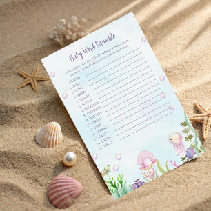 Pearl Sea Baby Word Scramble