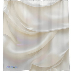 pearl shell off-white Shower Curtain