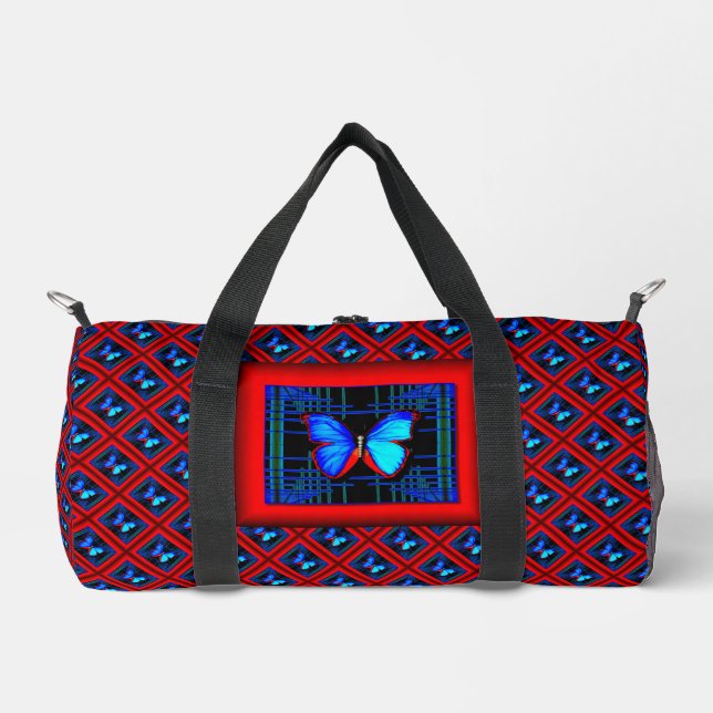 Pearl the Butterfly  Duffle Bag (Front)