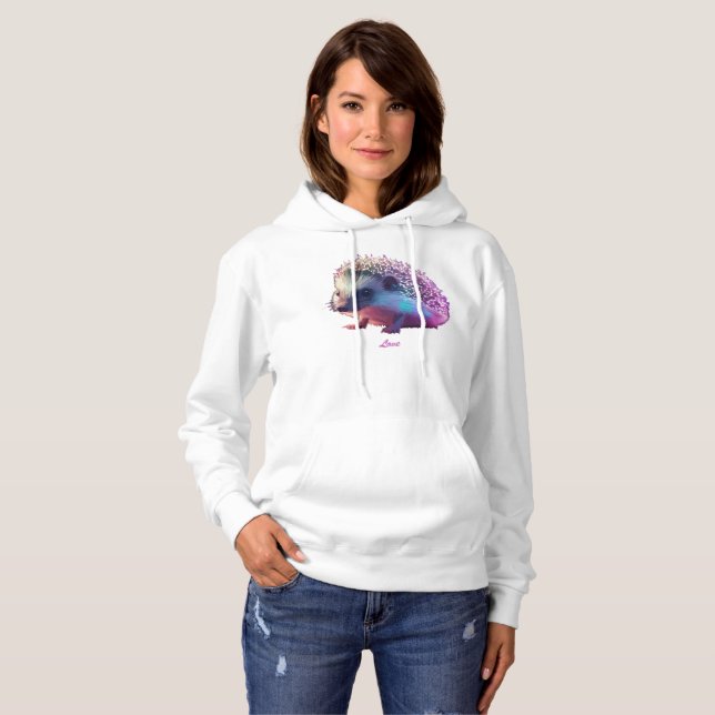 Pearl the Hedgehog  T-Shirt Hoodie (Front Full)