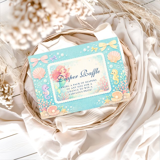 Pearl Tide Mermaid Diapper Raffle Enclosure Card (Creator Uploaded)