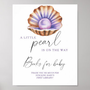 Pearl Under the Sea Baby shower books for baby Poster