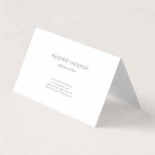 Pearl Unique Attorney at Law Simple Business Card