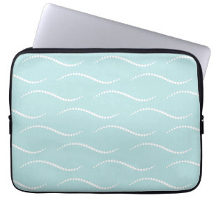 Pearl Waves Laptop Sleeve
