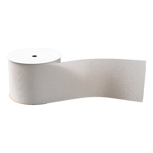 Pearl White Christmas Grosgrain Ribbon (Spool)