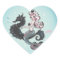 Pearla Mermaid Heart Stickers