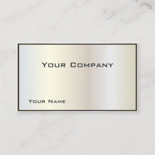 Pearlized Gradient Corporate  Business Card