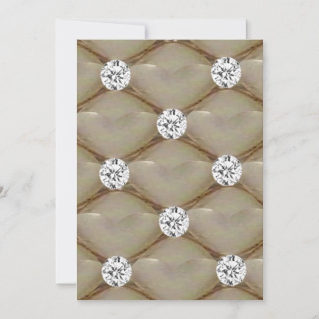 Pearls and Diamonds Invitation (Front)