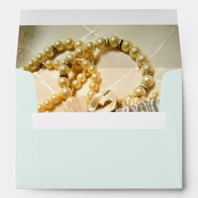 Pearls and Lace Envelope (Back (Bottom))