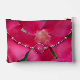Pearls and Pink Petals Print Cut Sew Bag