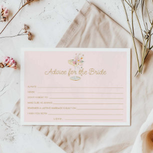 Pearls and Prosecco Advice for the Bride Card