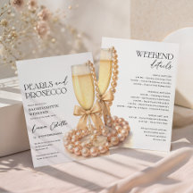 Pearls and Prosecco Bachelorette Weekend Itinerary