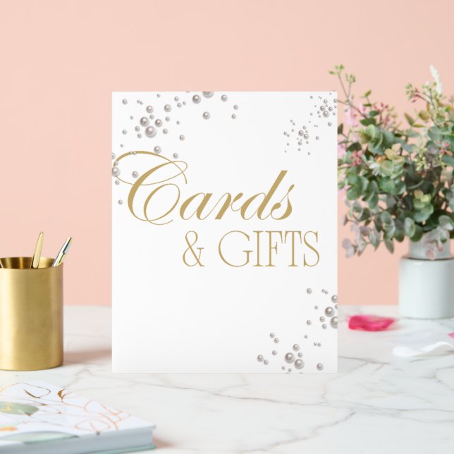 Pearls and Prosecco Bridal Shower, Bridal Brunch Acrylic Sign (Wedding)