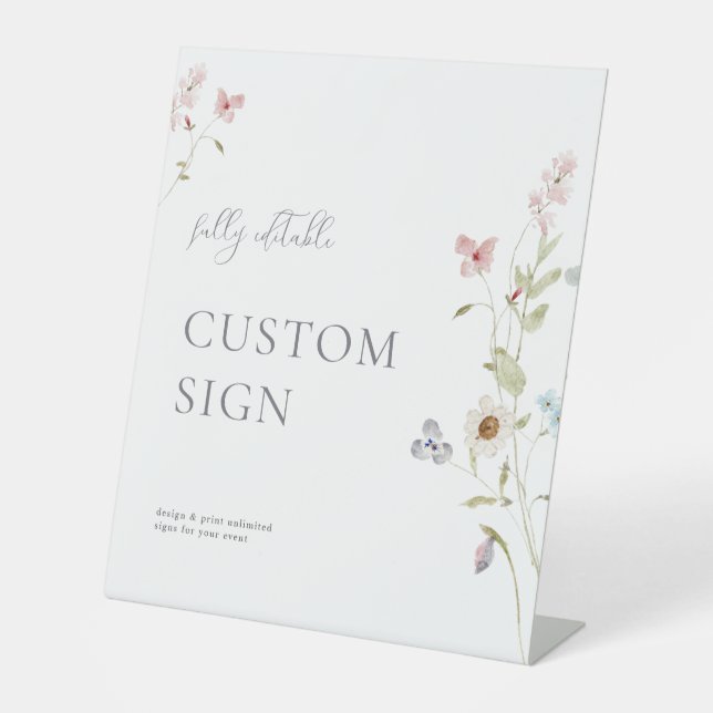 Pearls and Prosecco Bridal Shower Custom Sign (Front)