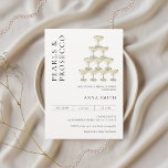 Pearls and Prosecco Bridal Shower Modern Minimal Invitation<br><div class="desc">Presenting our "Pearls and Prosecco" Bridal Shower Invitation, a stylish and contemporary design that celebrates the marriage of elegance and sophistication. Perfect for the modern bride-to-be who appreciates the finer things in life, this invitation embodies the essence of celebration with a touch of luxurious refinement. The minimalist design features a...</div>