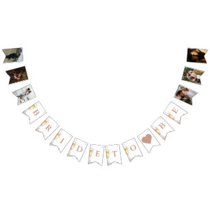 Pearls and Prosecco Bridal Shower party decor Bunting