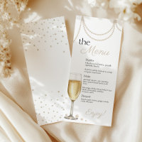 Pearls and Prosecco elegant Bridal brunch Shower